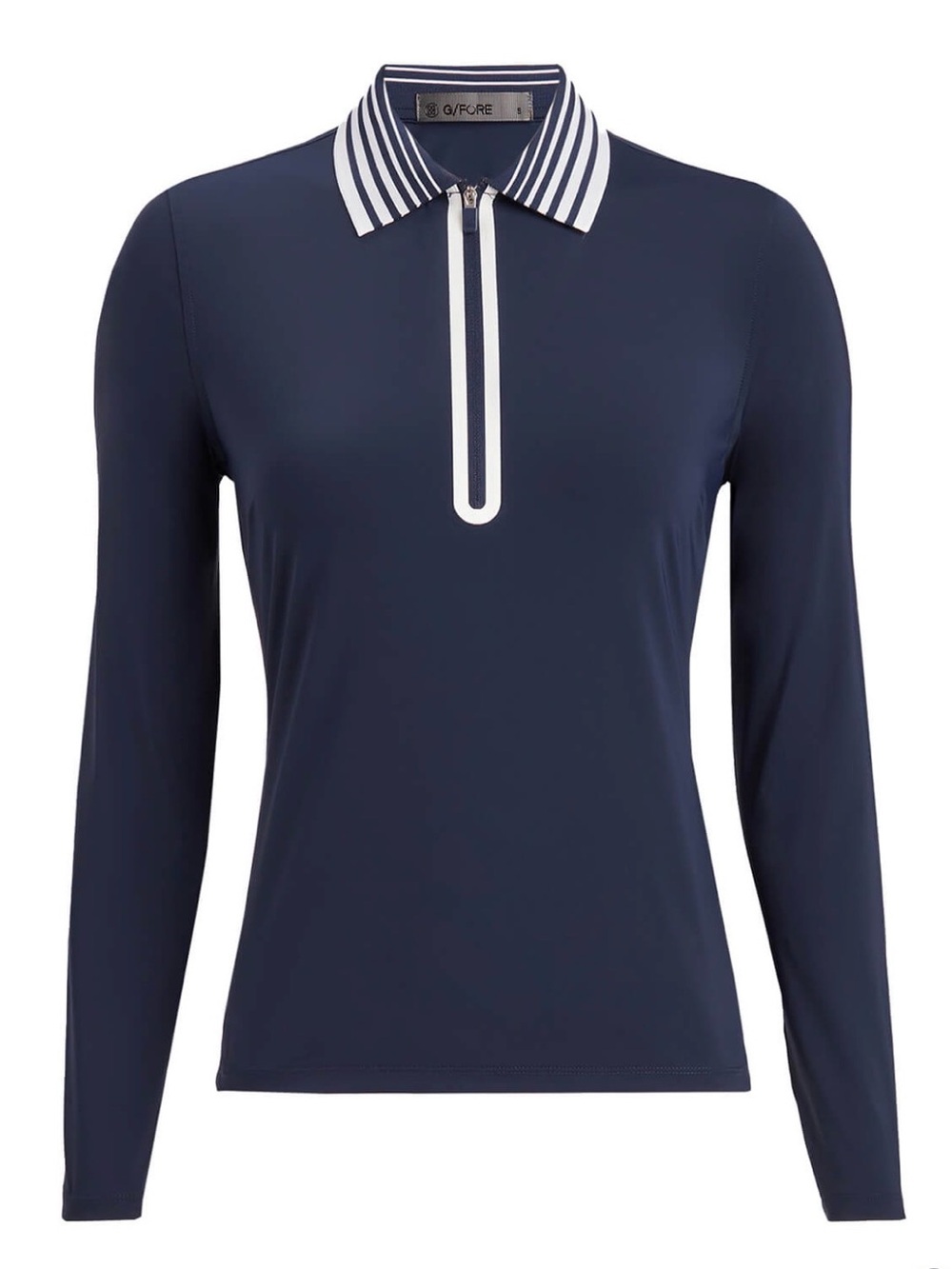 G/FORE Women's Silky Tech Nylon Quarter Zip Long Sleeve Golf Polo